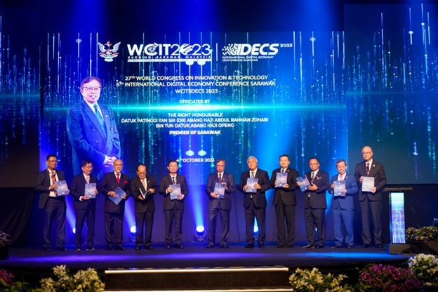 The official launch of WCIT|IDECS 2023 and the Sarawak Digital Economy Blueprint 2023