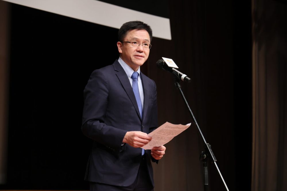 Prof Dong SUN, JP, Secretary for Innovation, Technology and Industry, HKSAR Government, delivered opening remarks at the Symposium on Innovation & Technology
