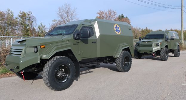 Terradyne Evacuation Ambulance - Terradyne Gurkha armoured rescue / armored ambulance evacuation vehicle / injured personnel carrier