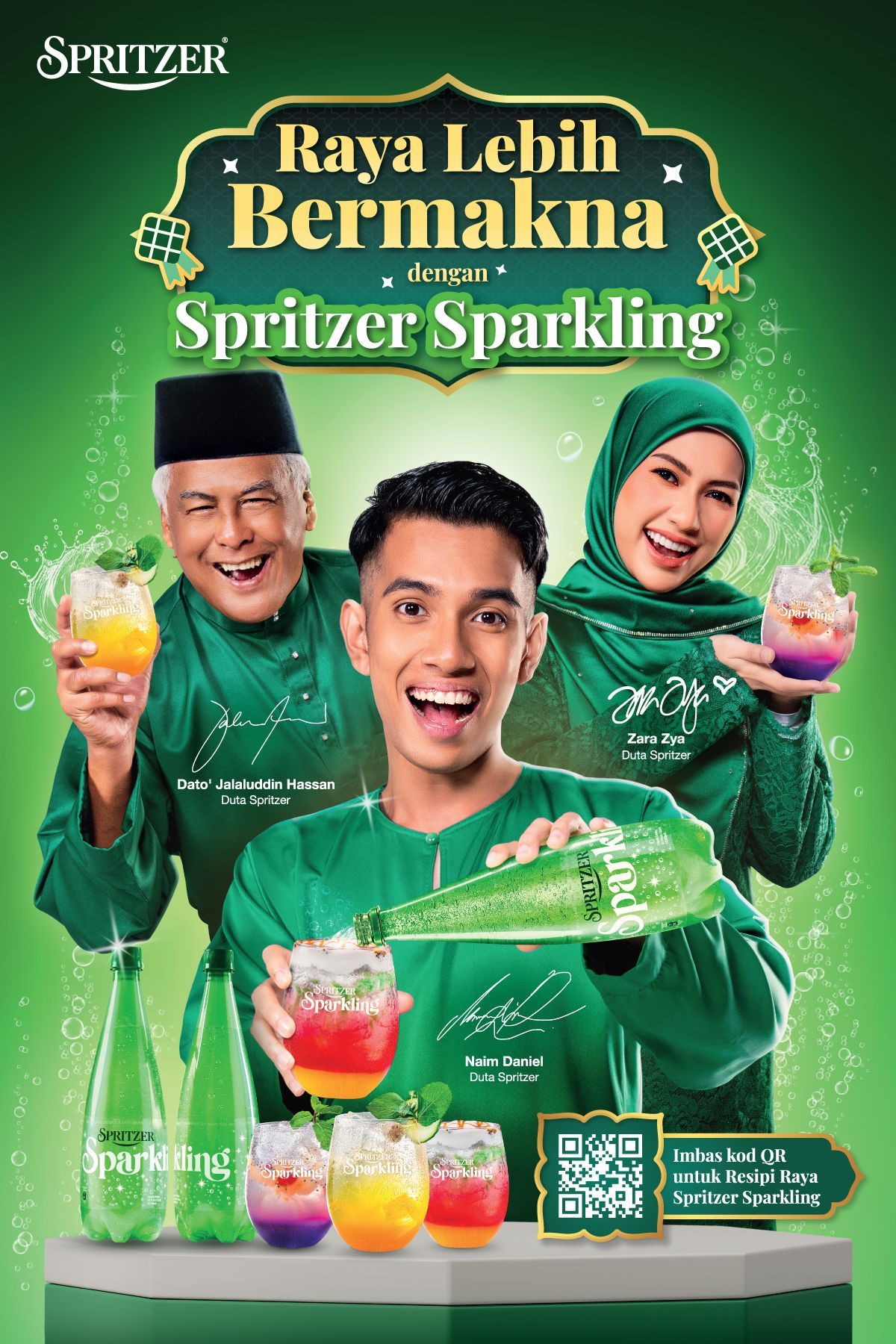 Celebrate Raya with Spritzer Sparkling