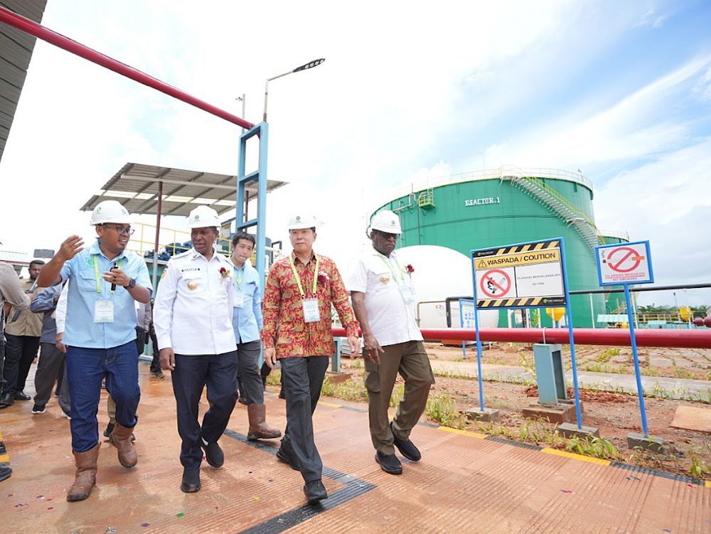 TSE Group's biogas technicians showed guests how the biogas and compressed biomethane gas (CBG) plants work