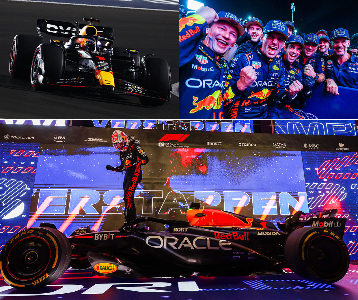 Oracle Red Bull Racing Driver Max Verstappen Wins Third Consecutive F1