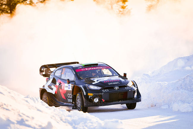 TOYOTA GAZOO Racing takes on WRC's snow spectacular