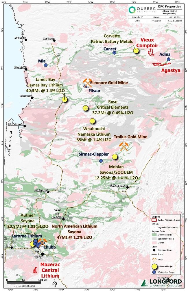 Coloured Ties Subsidiary Names CEO and Mobilizes Lithium Exploration Programs in James Bay