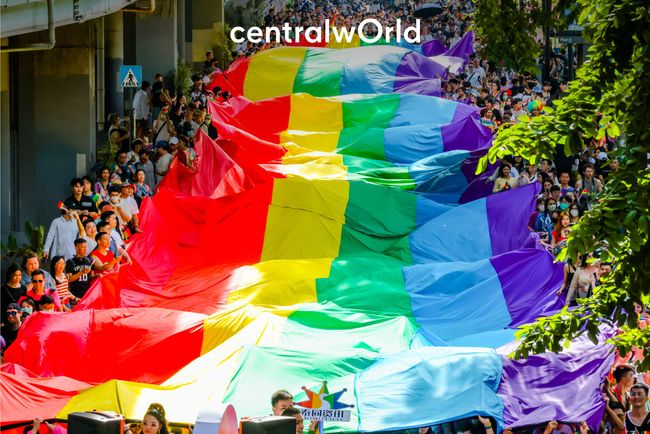 Thailand celebrates sensational rainbow phenomenon with 'PRIDE FOR ALL' at Bangkok CentralwOrld