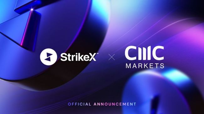 FTSE-250 CMC Markets Invests in StrikeX Technologies, Cementing Strategic Partnership to Revolutionise the Digital Asset Industry