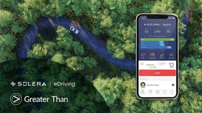 ドライバーの安全性と環境面での持続可能性の向上をサポ―トするeDrivingのアプリケーション、Mentorの新機能であるGreater Than提供のEcoDriveにより、車両による環境負荷の軽減を支援