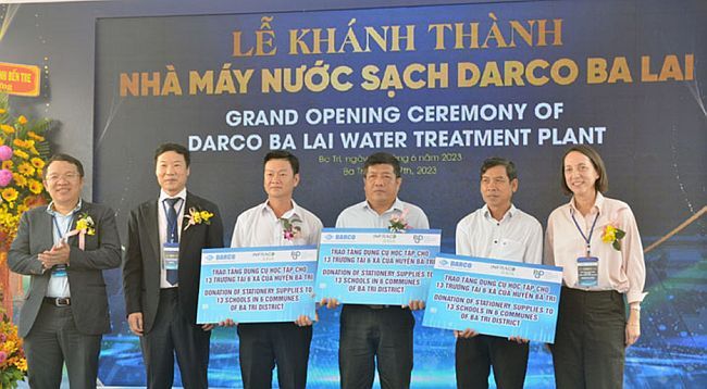 Darco Ba Lai Water Treatment Plant announces official start of operations