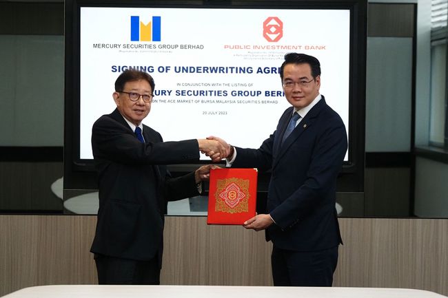 Mercury Securities Group Signs Underwriting Agreement with Public Investment Bank for its IPO on the ACE Market of Bursa Malaysia