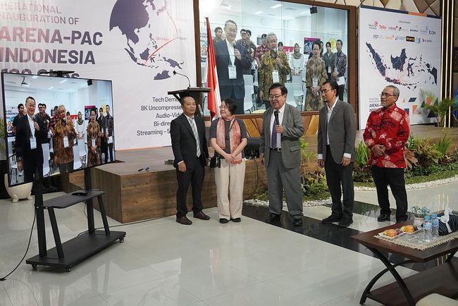Indonesia's first 8K uncompressed video conference inaugurates 100 Gbps network for education at UB-Universitas Brawijaya