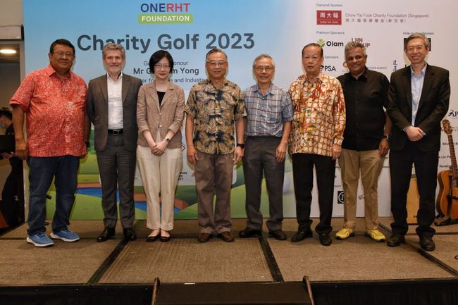 ONERHT Foundation Charity Golf 2023 raises more than S$400,000 for disadvantaged groups