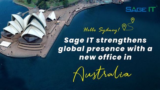 Sage IT new office in Sydney, Australia - Sage IT strengthens its global presence with a new office in Sydney, Australia