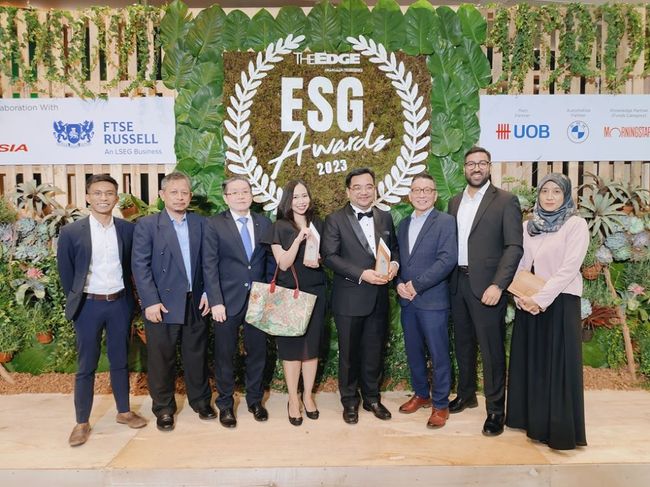 Hektar REIT Achieves Historic Success: ESG Performance Rewarded with Dual Gold Accolades at The Edge Malaysia ESG Awards 2023