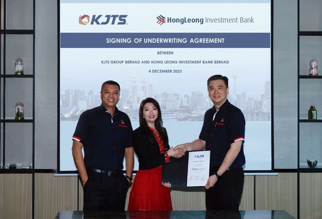 KJTS Group Berhad Inks Underwriting Agreement with Hong Leong Investment Bank