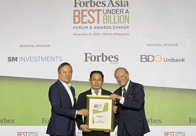 Samurai 2K Aerosol Selected for Forbes Asia Under a Billion List