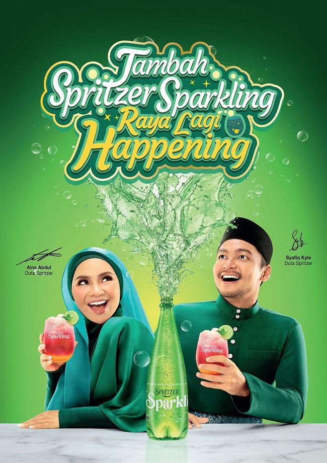 2024 Raya Lagi Happening with Spritzer Sparkling New Ambassadors
