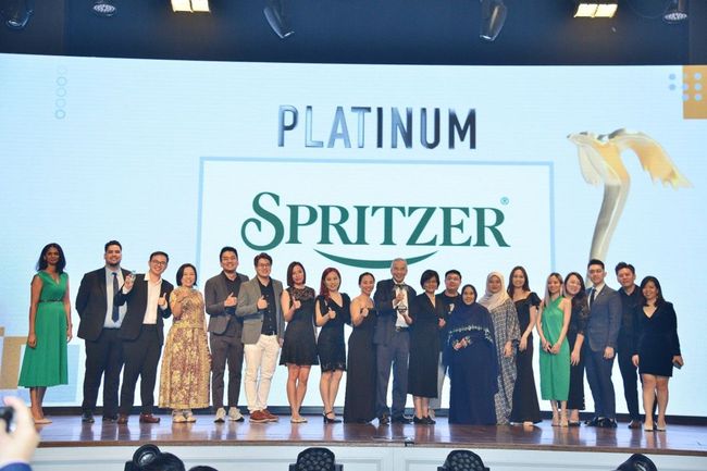 Spritzer Achieves First Platinum Award at Putra Brand Awards 2024