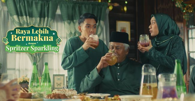 Raya Lebih Bermakna: Spritzer Sparkling's Raya 2025 Brings Fans Closer to Family and Stars