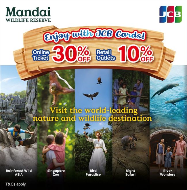 JCB and Mandai Wildlife Group Deepen Partnership with exclusive discounts for JCB cardmembers