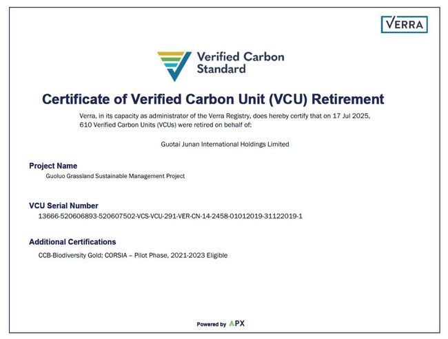 GTJAI Achieved 'Carbon Neutrality' at Operational Level for the Third Consecutive Year