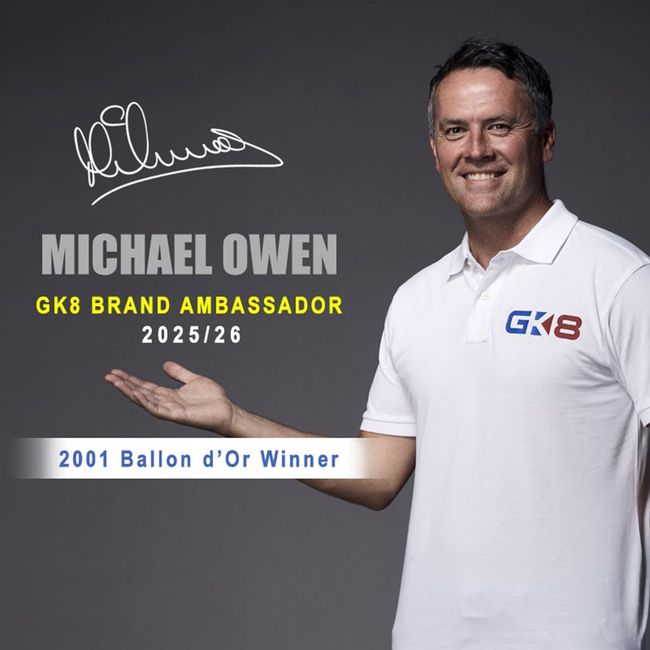 Michael Owen Becomes the New Face of GK8: Fastest Growing iGaming Brand