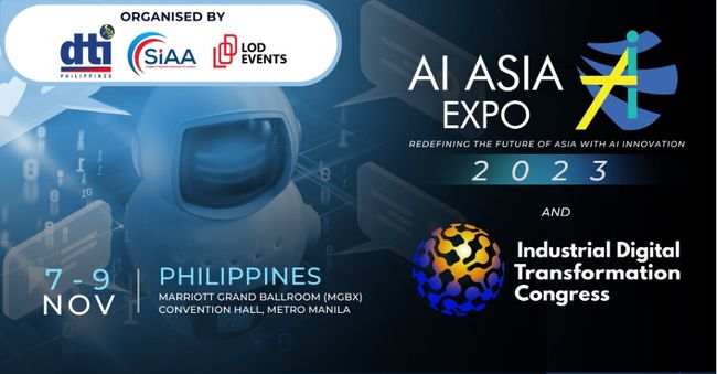 The Department of Trade and Industry of the Philippines (DTI) Partners with Singapore Industrial Automation Association (SIAA) in Hosting the AI Asia Expo - Philippines 2023