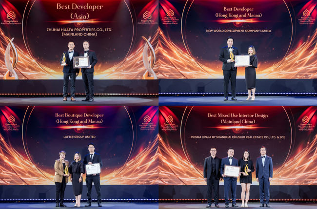 Mainland China, Hong Kong, Macau companies triumph at finale of 2024 PropertyGuru Asia Property Awards 