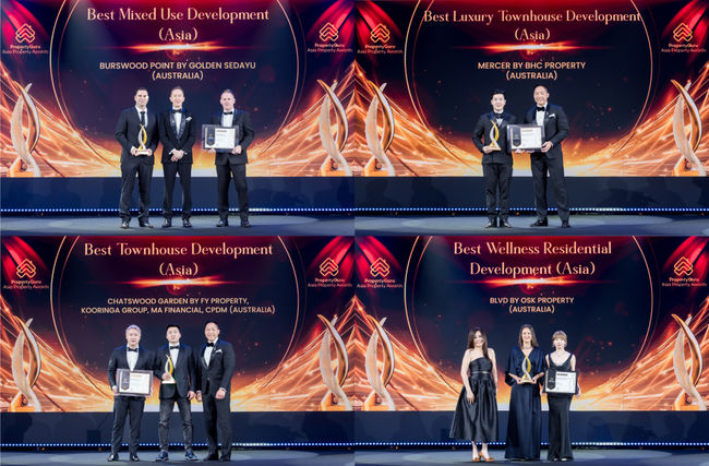 Australian developers win at the 19th PropertyGuru Asia Property Awards Grand Final