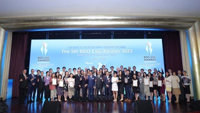 BDO announces winners of the 5th BDO ESG Awards 2023 