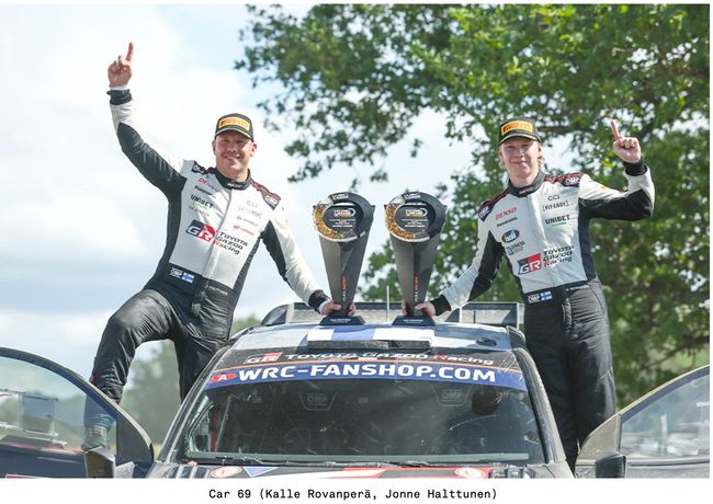 Rovanpera and Ogier score another TOYOTA GAZOO Racing one-two