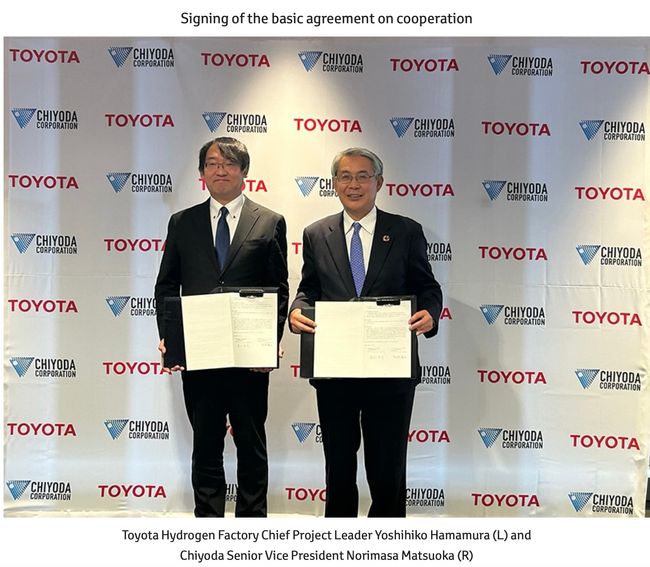 Chiyoda Corporation and Toyota Jointly Developing Large-scale Electrolysis System