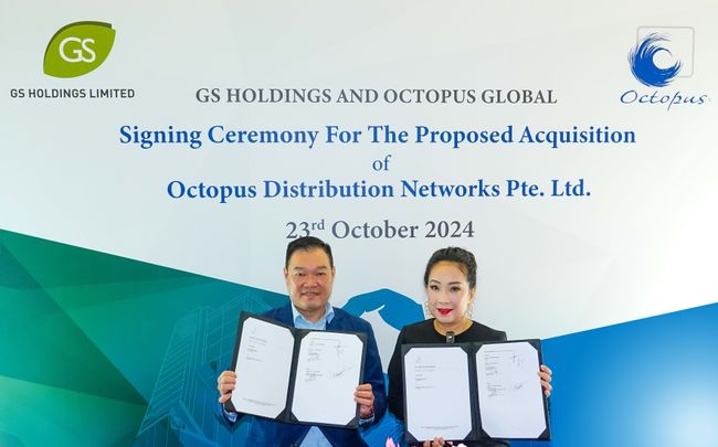 GS Holdings to Acquire Integrated Beverage Solutions Group, Octopus Distribution Networks, for S$11.8 Million; Expected to Yield Significant Opportunities and Additional Financial Benefits