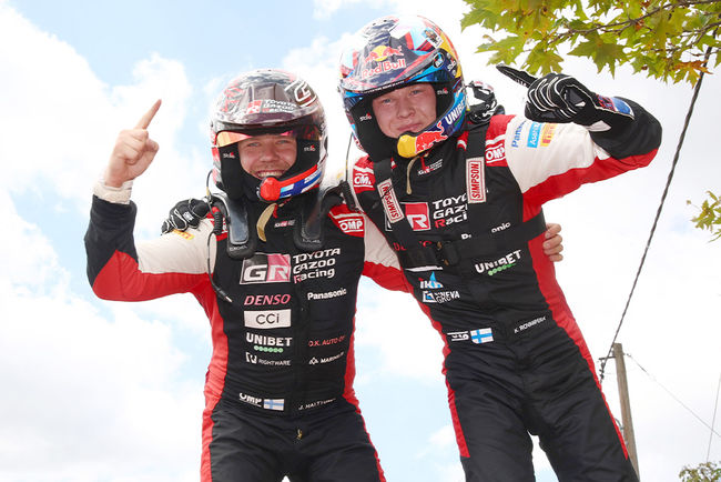 One-two for TOYOTA GAZOO Racing's title protagonists in Greek epic