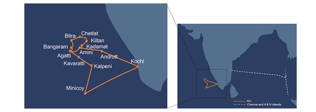 NEC Completes Submarine Cable System for India's BSNL Connecting Kochi and the Lakshadweep Islands