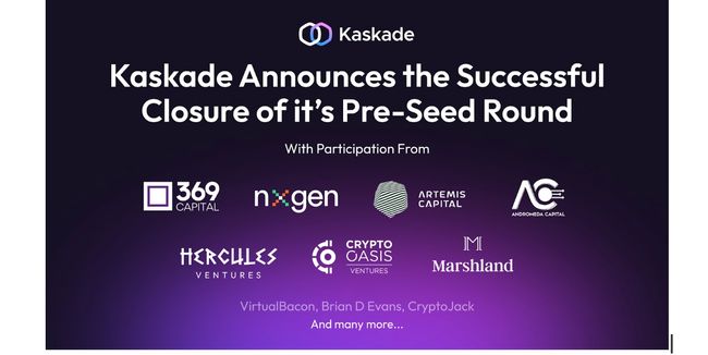 Kaskade Finance Closes Successful Pre-Seed Round