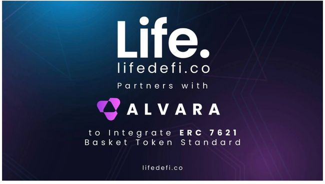 Life DeFi Partners with Alvara Protocol to Integrate ERC 7621 Basket Token Standard