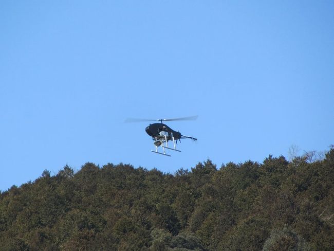 Demonstration Test of "Smart Industrial Safety" by Newly Developed MHI Drone Carried Out with Chubu Electric