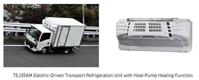 MHI Thermal Systems Develops Electric-Driven Transport Refrigeration Units with Heat-Pump Heating System for Domestic EV Trucks