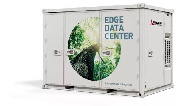 MHI Introduces New Container-Type Data Center with Immersion/Air-Cooled Hybrid Cooling System