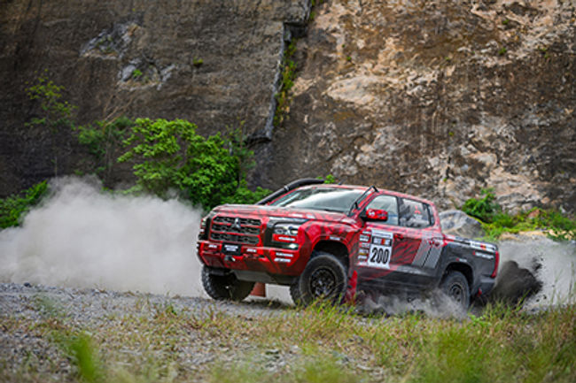 Team Mitsubishi RALLIART Takes on the Challenge of Consecutive Asia Cross Country Rally Victories with the All-New Triton Rally Car