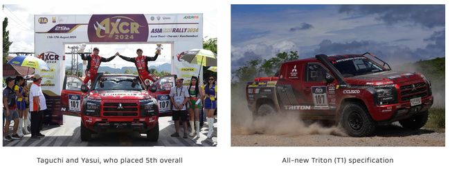 Mitsubishi Ralliart's Triton Finishes in Fifth Place Overall in Asia Cross Country Rally 2024: Team Determined to Make a Comeback Next Year