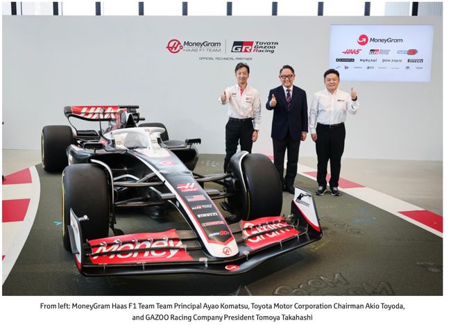 TOYOTA GAZOO Racing and MoneyGram Haas F1 Team Agree on Technical Partnership for the Future of the Automotive Industry