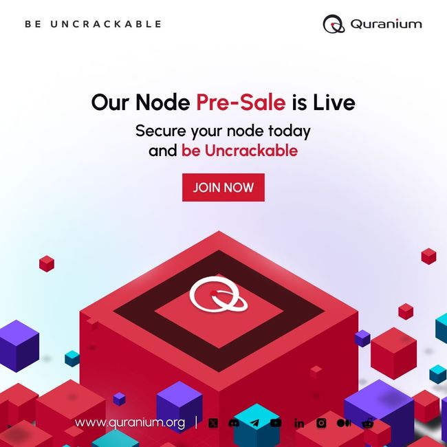 Quranium Node Pre-sale Unveiled: Be Part of the Quantum-Uncrackable Revolution