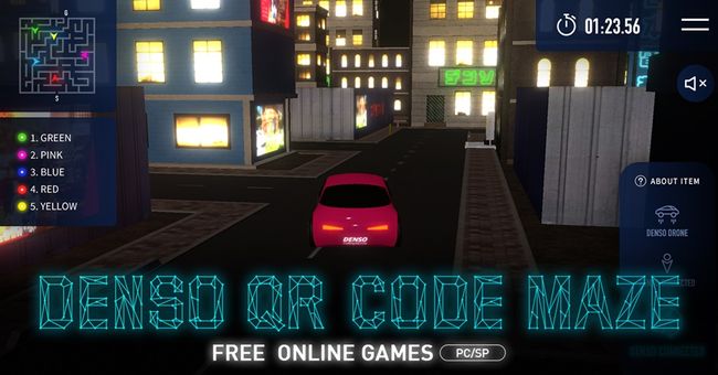 QR Codes Become a Game!? DENSO Launches Free Online Game, 'DENSO QR Code Maze'