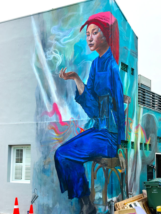 Singapore's 'Samsui Woman' Mural Controversy: Asia's Prestigious 28 Fevrier Gallery Signs American Artist Sean Dunston