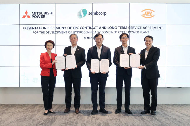 Mitsubishi Power to Develop Hydrogen-Ready Power Plant for Sembcorp Industries