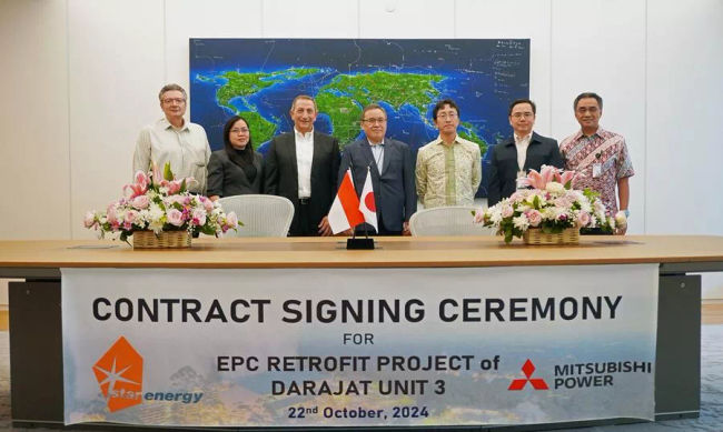 Mitsubishi Power Receives Order for Facility Retrofit at the Darajat Geothermal Power Plant in Indonesia