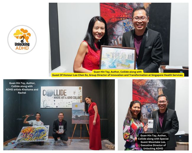 Singapore Unveils Its First Live Painting Event Featuring ADHD Artists, Inspired by 'Collide' by Tay Guan Hin"