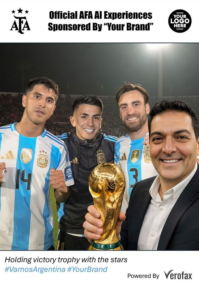 Argentine Football Association (AFA) teams with Verofax to offer AI Experiences to Fans