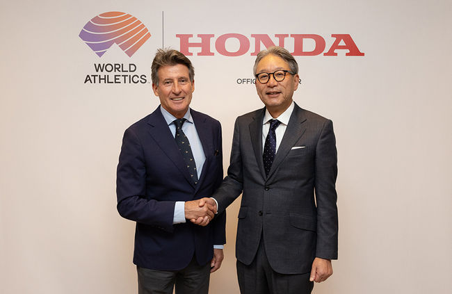 Honda Signs Sponsorship Agreement to Provide Electrified Vehicles at World Athletics Championships Tokyo 25